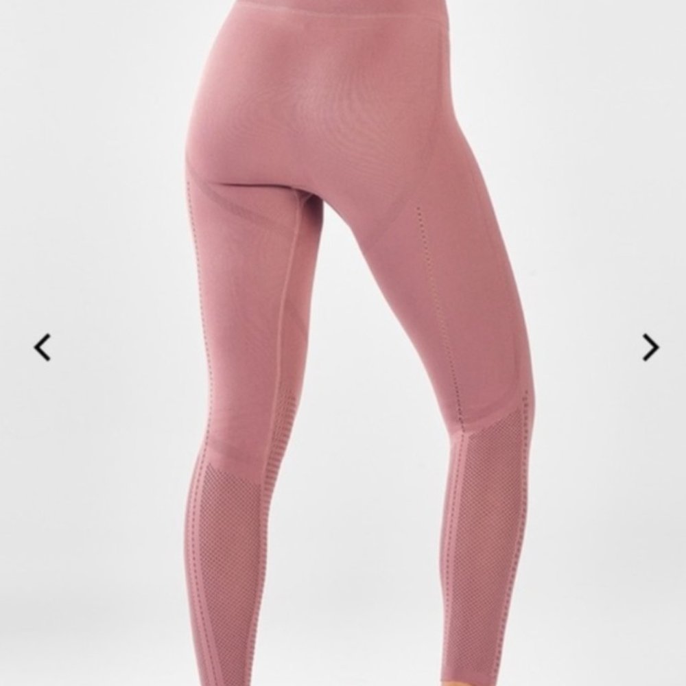 Fabletics Lavender Gray High Waisted Leggings - image 2